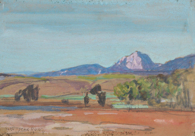 Carl Oscar Borg - Blue Mountains, New Mexico - CLASSICARTWORKS