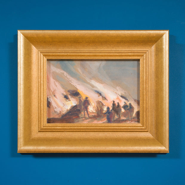Carl Oscar Borg - Easter Fires, Dalsland (Påskeldar, Dalsland) - CLASSICARTWORKS