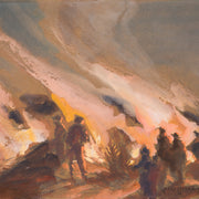 Carl Oscar Borg - Easter Fires, Dalsland (Påskeldar, Dalsland) - CLASSICARTWORKS