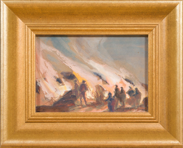 Carl Oscar Borg - Easter Fires, Dalsland (Påskeldar, Dalsland) - CLASSICARTWORKS