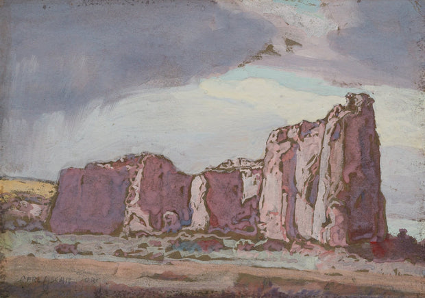 Carl Oscar Borg - Inscription Rock, New Mexico - CLASSICARTWORKS