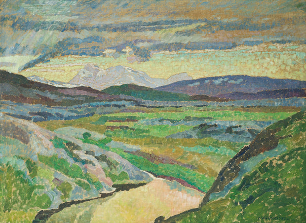 Carl Wilhelmson - Kattarafjäll, Motif from Riksgränsen, 1918 - CLASSICARTWORKS