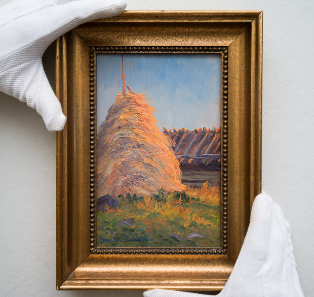 Charlotte Wahlström - Haystack, c. 1895 - CLASSICARTWORKS