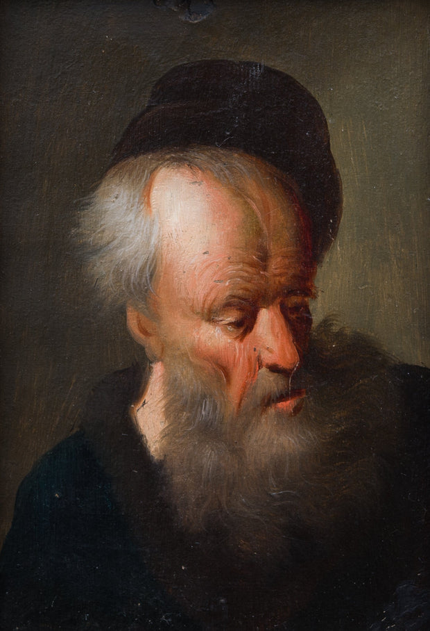 Christian Wilhelm Dietrich (Circle) - Portrait of a Bearded Man - CLASSICARTWORKS