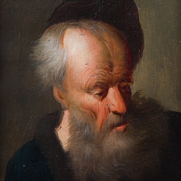 Christian Wilhelm Dietrich (Circle) - Portrait of a Bearded Man - CLASSICARTWORKS