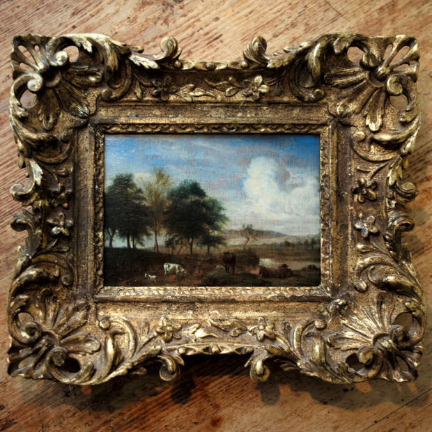 CIRCLE OF ADRIAEN VAN DE VELDE - A LANDSCAPE WITH CATTLE - CLASSICARTWORKS