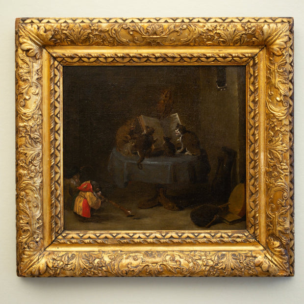 Circle of David Teniers the Younger - The Concert of Cats - CLASSICARTWORKS