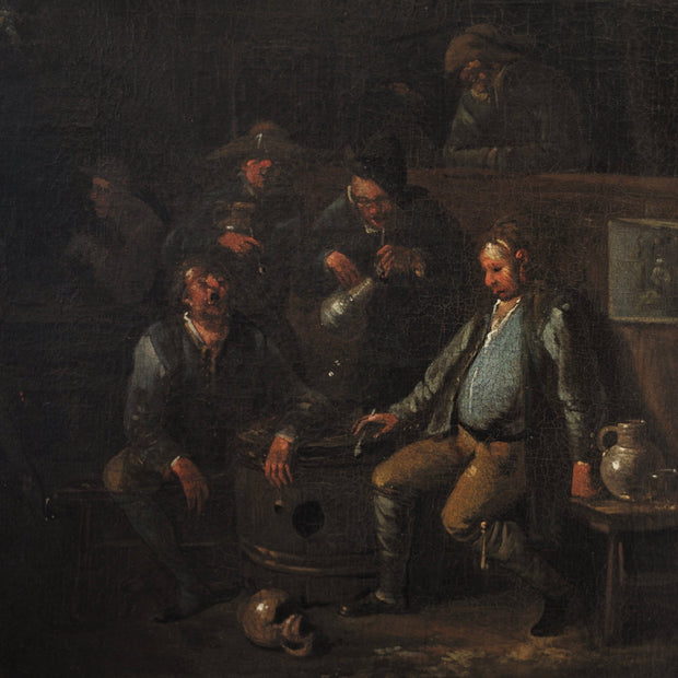 CIRCLE OF EGBERT VAN HEEMSKERCK I - BOORS IN A TAVERN - CLASSICARTWORKS