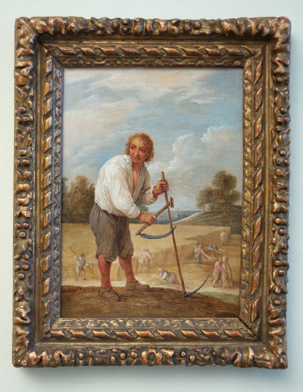 David Teniers the Younger - Peasants in a Cornfield - CLASSICARTWORKS