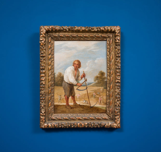 David Teniers the Younger - Peasants in a Cornfield - CLASSICARTWORKS