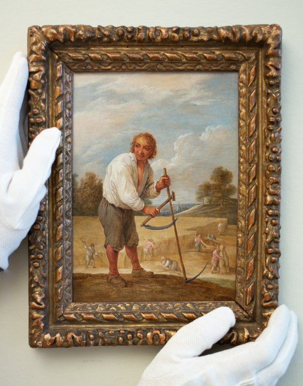 David Teniers the Younger - Peasants in a Cornfield - CLASSICARTWORKS
