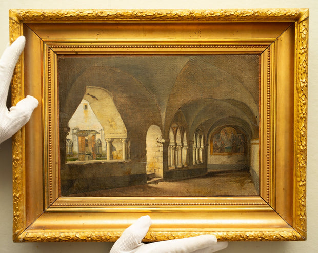 Ditlev Martens - The Cloister of Santa Maria del Paradiso, Viterbo - CLASSICARTWORKS