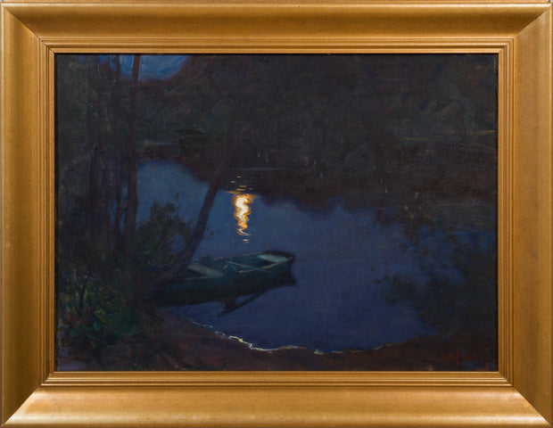 Ecke Hedberg - Månglitter (“Moon Glitter”), c. 1904–1905 - CLASSICARTWORKS