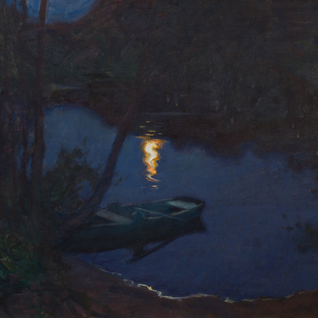 Ecke Hedberg - Månglitter (“Moon Glitter”), c. 1904–1905 - CLASSICARTWORKS