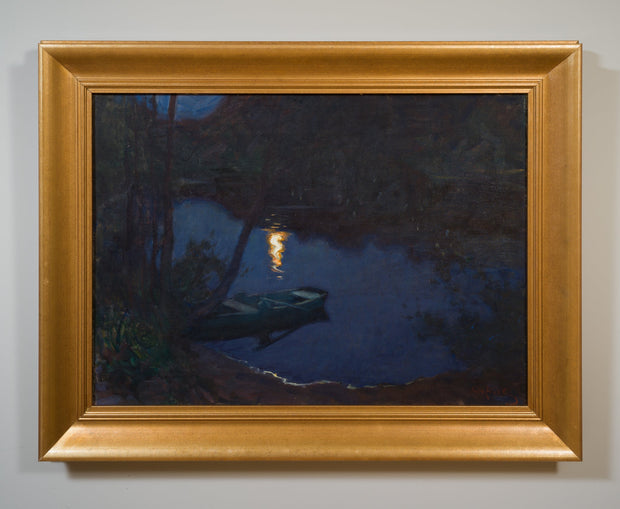 Ecke Hedberg - Månglitter (“Moon Glitter”), c. 1904–1905 - CLASSICARTWORKS