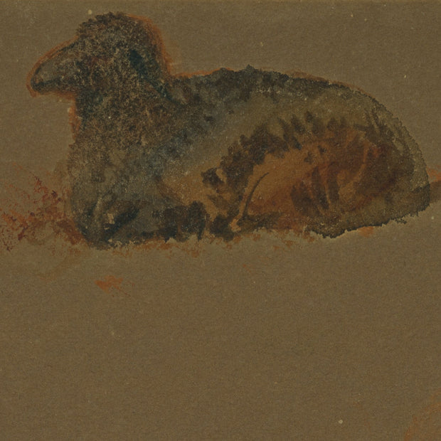 Egron Lundgren - Goats and Sheep in Various Poses, Cairo - CLASSICARTWORKS
