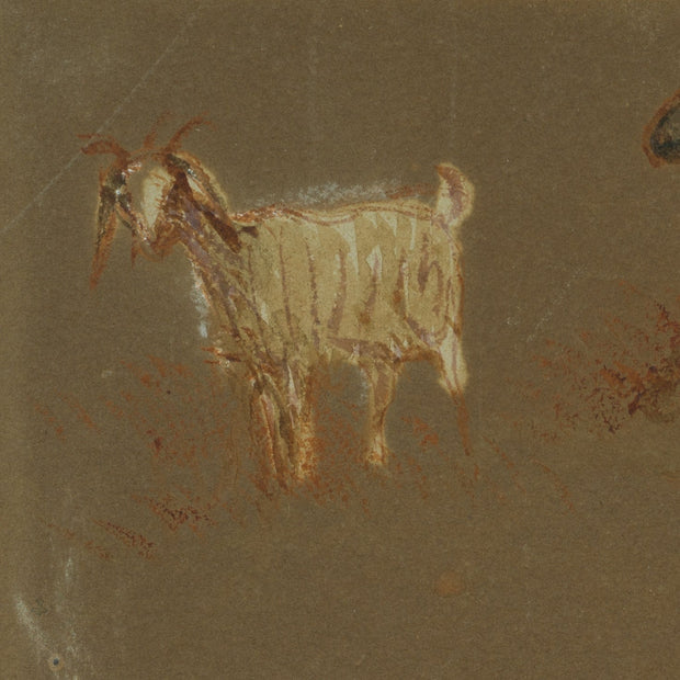 Egron Lundgren - Goats and Sheep in Various Poses, Cairo - CLASSICARTWORKS