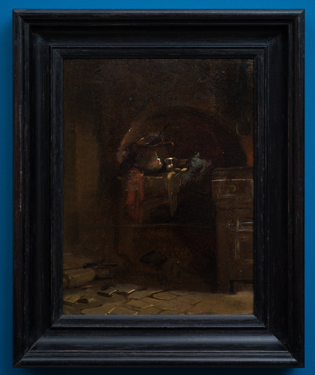 Egron Lundgren - Interior of a Kitchen, c. 1840 - CLASSICARTWORKS