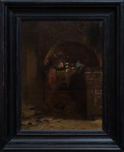 Egron Lundgren - Interior of a Kitchen, c. 1840 - CLASSICARTWORKS