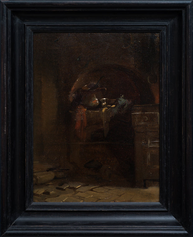 Egron Lundgren - Interior of a Kitchen, c. 1840 - CLASSICARTWORKS