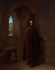 Egron Lundgren - Monk in a Monastic Cell - CLASSICARTWORKS