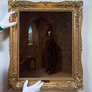 Egron Lundgren - Monk in a Monastic Cell - CLASSICARTWORKS