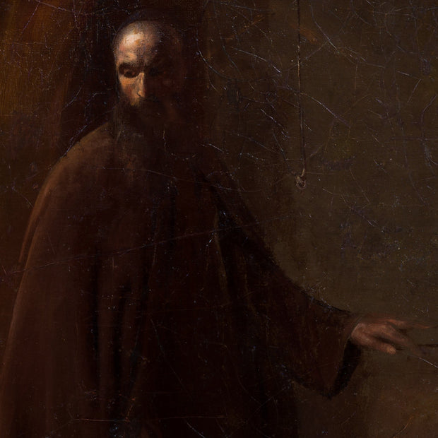 Egron Lundgren - Monk in a Monastic Cell - CLASSICARTWORKS