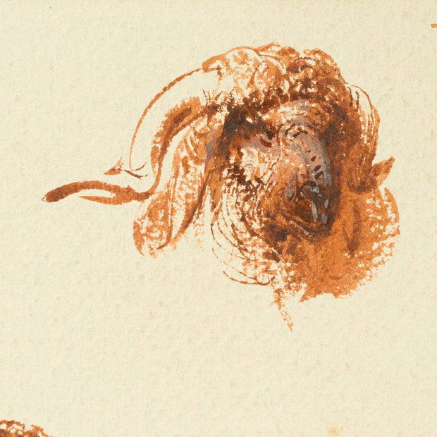 Egron Lundgren - Studies of Sheep and Goat Heads, Cairo - CLASSICARTWORKS