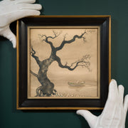 Einar Norelius - Rowing Figure in an Eerie Landscape, 1929 - CLASSICARTWORKS