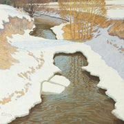 Emil Lindgren - Winter Stream, Early Spring - CLASSICARTWORKS