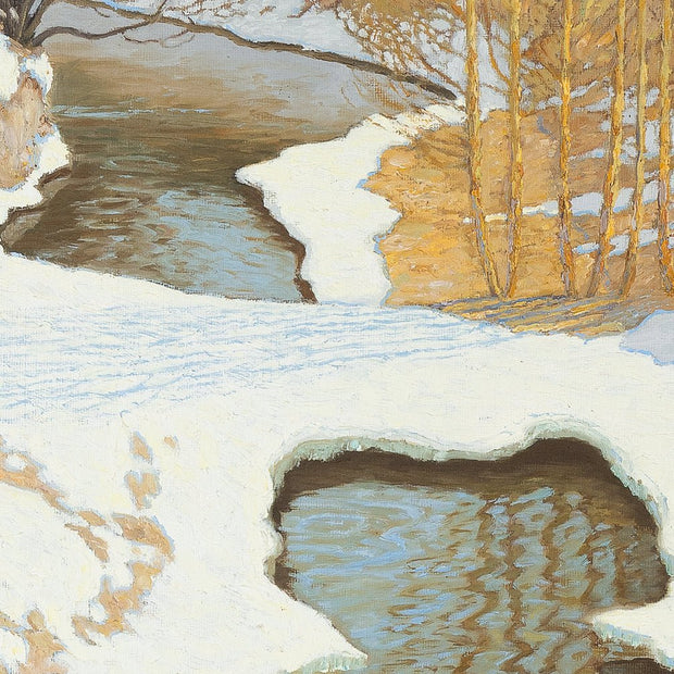 Emil Lindgren - Winter Stream, Early Spring - CLASSICARTWORKS