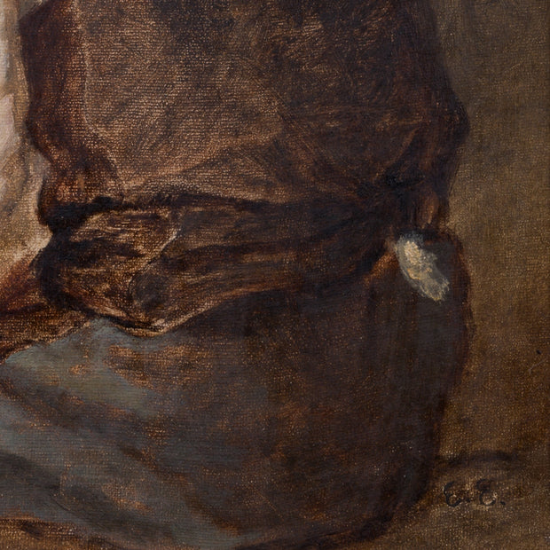 Emma Ekwall - Portrait of a Young Boy Seen from Behind - CLASSICARTWORKS