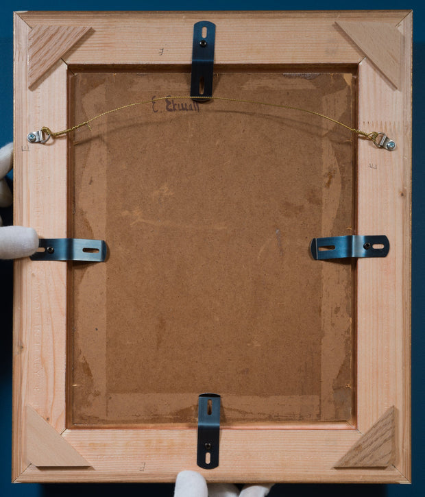 Emma Ekwall - Portrait of a Young Boy Seen from Behind - CLASSICARTWORKS