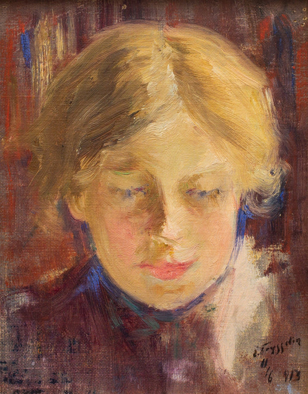 Erik Tryggelin - A Portrait, 1913 - CLASSICARTWORKS