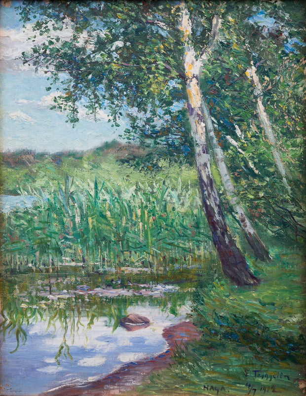 Erik Tryggelin - Summer's Day in Haga, 1902 - CLASSICARTWORKS