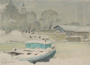 Ferdinand Boberg - View from Strandvägen towards Djurgården, Stockholm - CLASSICARTWORKS