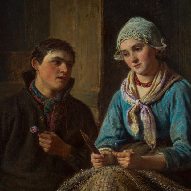 Ferdinand Fagerlin - Declaration of Love, 1866 - CLASSICARTWORKS