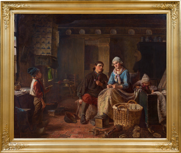 Ferdinand Fagerlin - Declaration of Love, 1866 - CLASSICARTWORKS