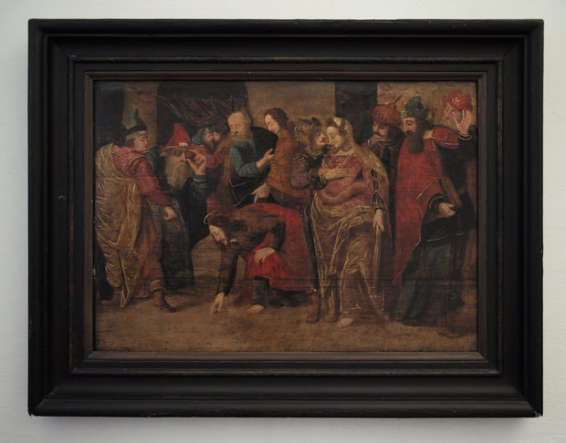 FOLLOWER OF FRANS FRANCKEN II - THE ADULTEROUS WOMAN - CLASSICARTWORKS