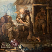 FOLLOWER OF JAN VAN STAVEREN - SAINT JEROME IN A LANDSCAPE - CLASSICARTWORKS