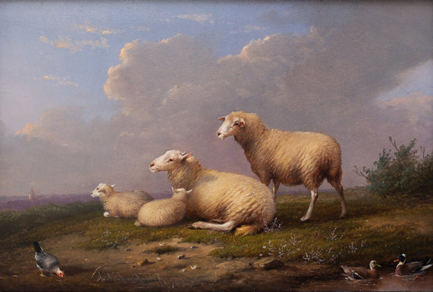 Franz van Severdonck - Sheep, Ducks and Hens - CLASSICARTWORKS