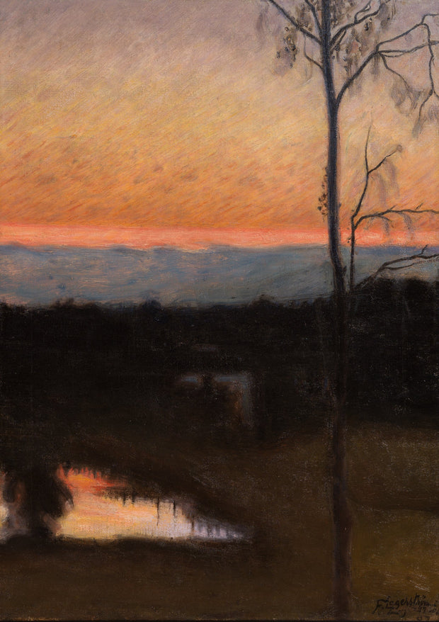 Fredrik Lagerström - Evening, 1893 - CLASSICARTWORKS