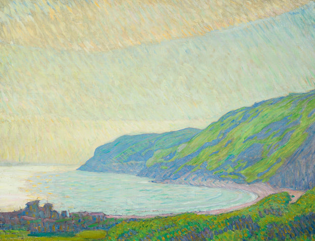 Fritz Lindström - Coastal Landscape, Kullen, 1917 - CLASSICARTWORKS