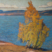 Fritz Lindström - Lake Racken in Autumn (1908) - CLASSICARTWORKS