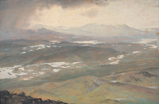 Fritz Lindström - Mountain Landscape (Pyrenees), 1928 - CLASSICARTWORKS