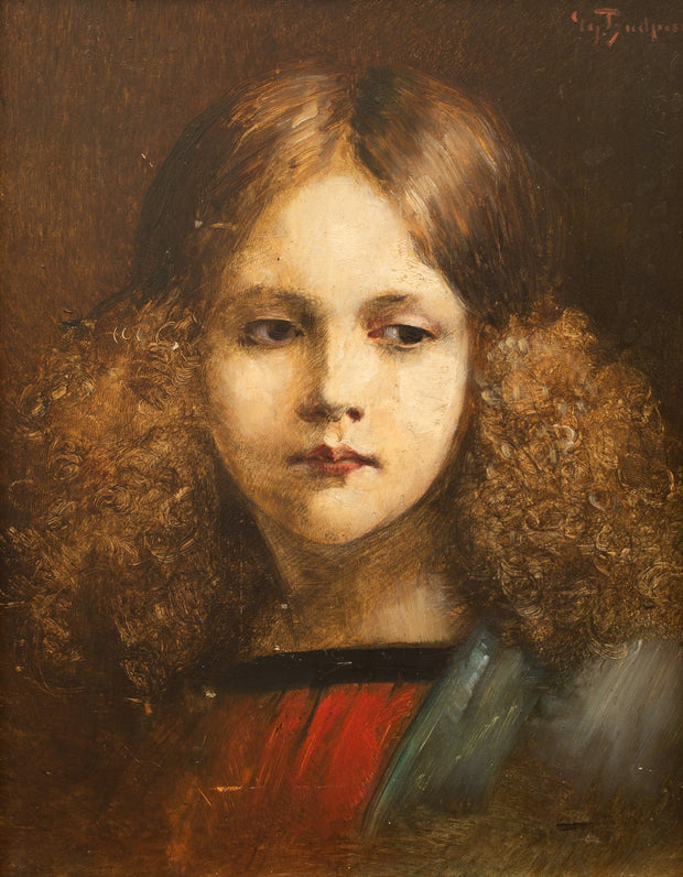 Georg Büchner - Portrait of a Young Girl - CLASSICARTWORKS