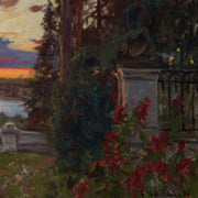 Gottfrid Kallstenius - A view of Stockholm from an imaginary terrace - CLASSICARTWORKS