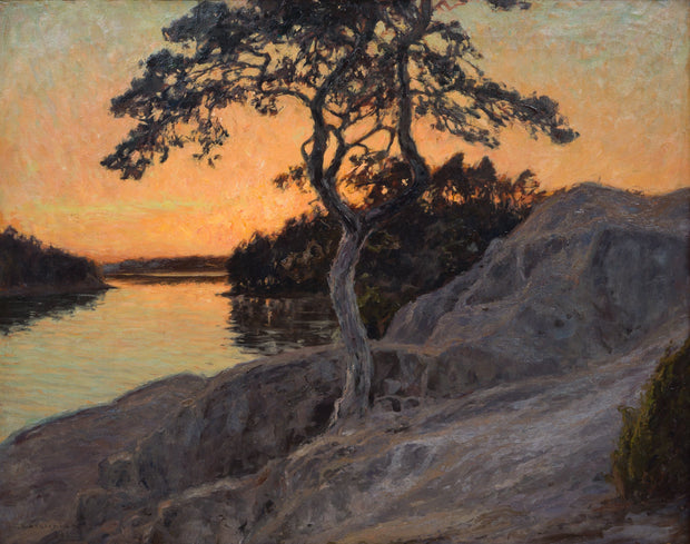 Gottfrid Kallstenius - View from Månberget, Källvik(1912)  - CLASSICARTWORKS