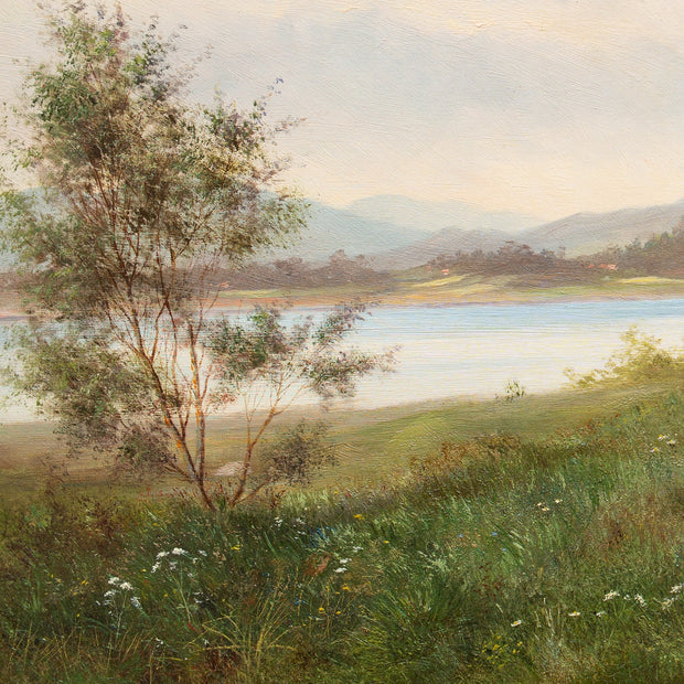 Gumme Åkermark - Two Horses in a Landscape - CLASSICARTWORKS
