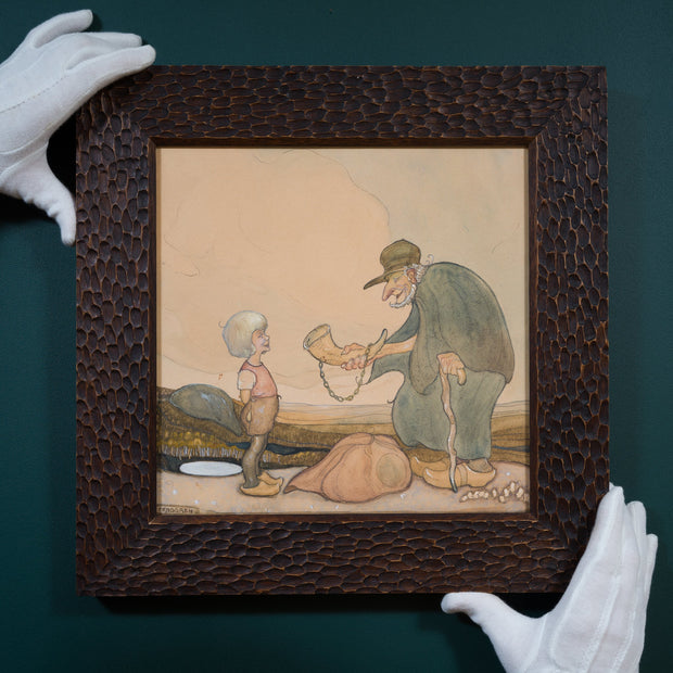 Gustaf Tenggren - The Horn (1919) - CLASSICARTWORKS